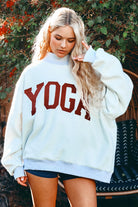 Pilates & Yoga Reversible Mock Neck Sweatshirt