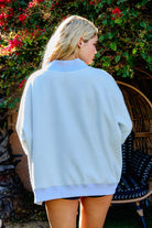 Pilates & Yoga Reversible Mock Neck Sweatshirt