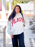 Pilates & Yoga Reversible Mock Neck Sweatshirt