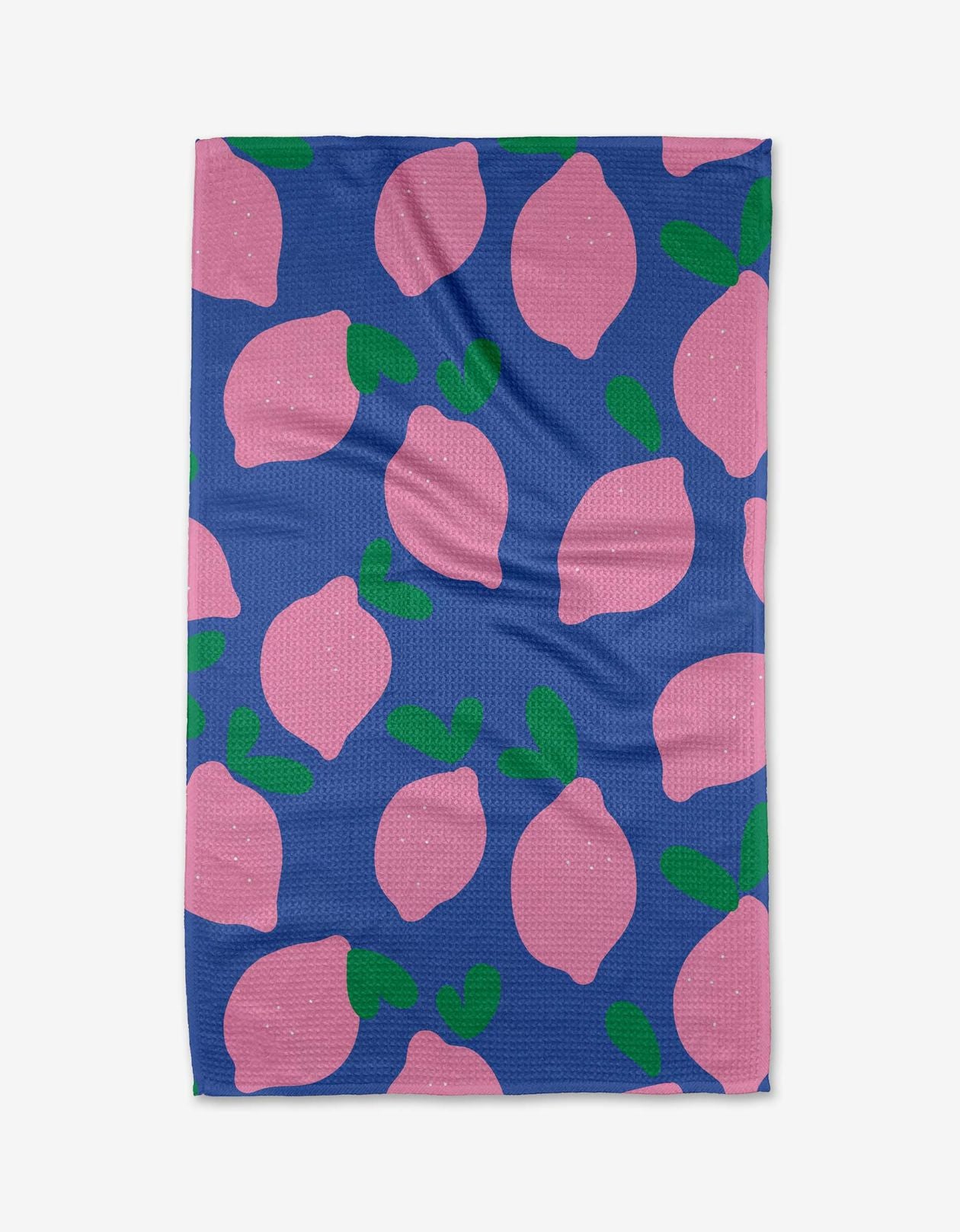 Pink Lemons Printed Kitchen Tea Towel