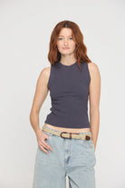 Rose & Lee Co Player Tank, Charcoal by Project Social T Tanks