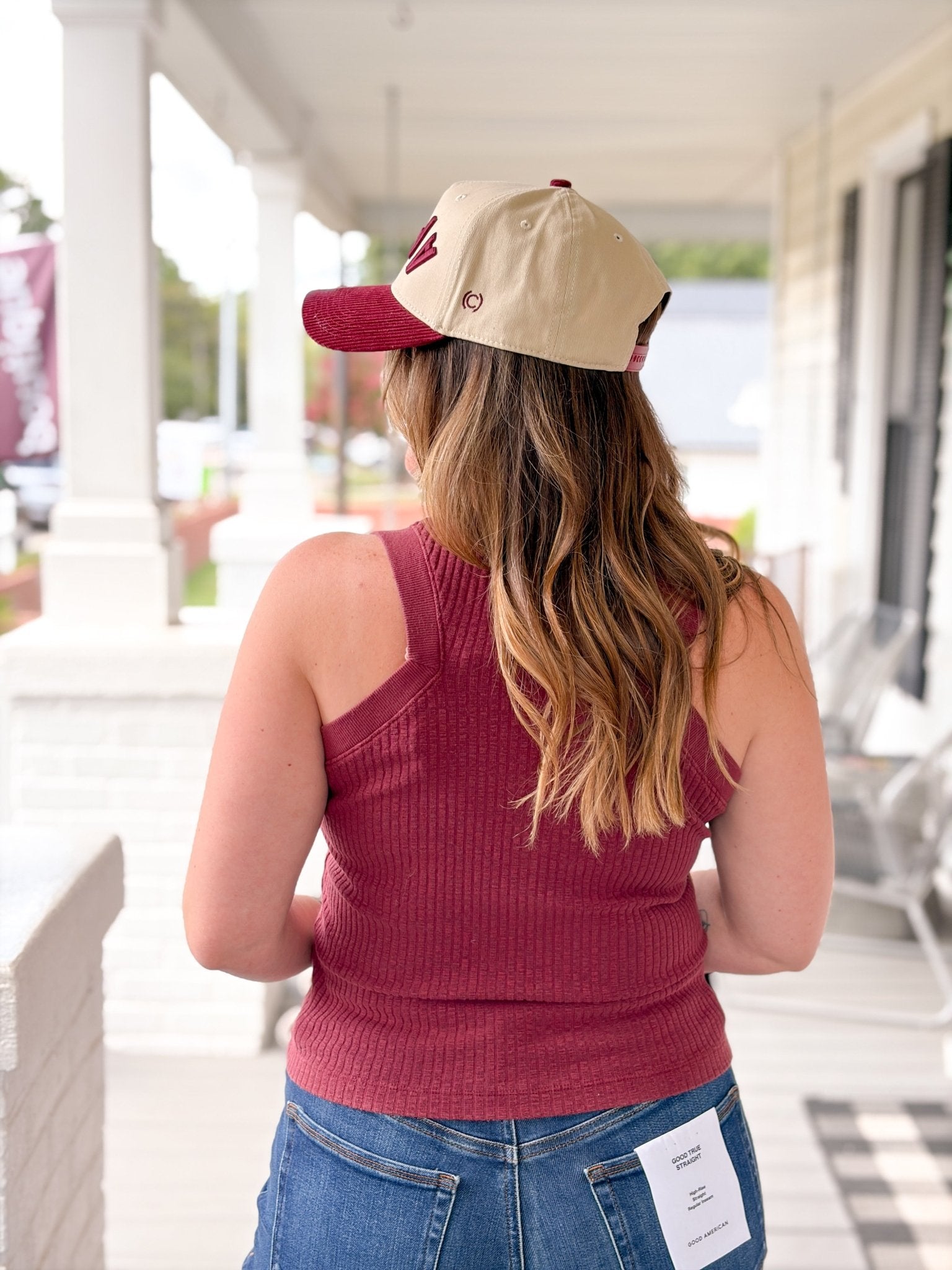 Rose & Lee Co Player Tank, Dark Cherry by Project Social T Tanks