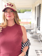 Rose & Lee Co Player Tank, Dark Cherry by Project Social T Tanks