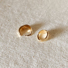 18k Gold Filled Polished Clicker Hoop Earrings
