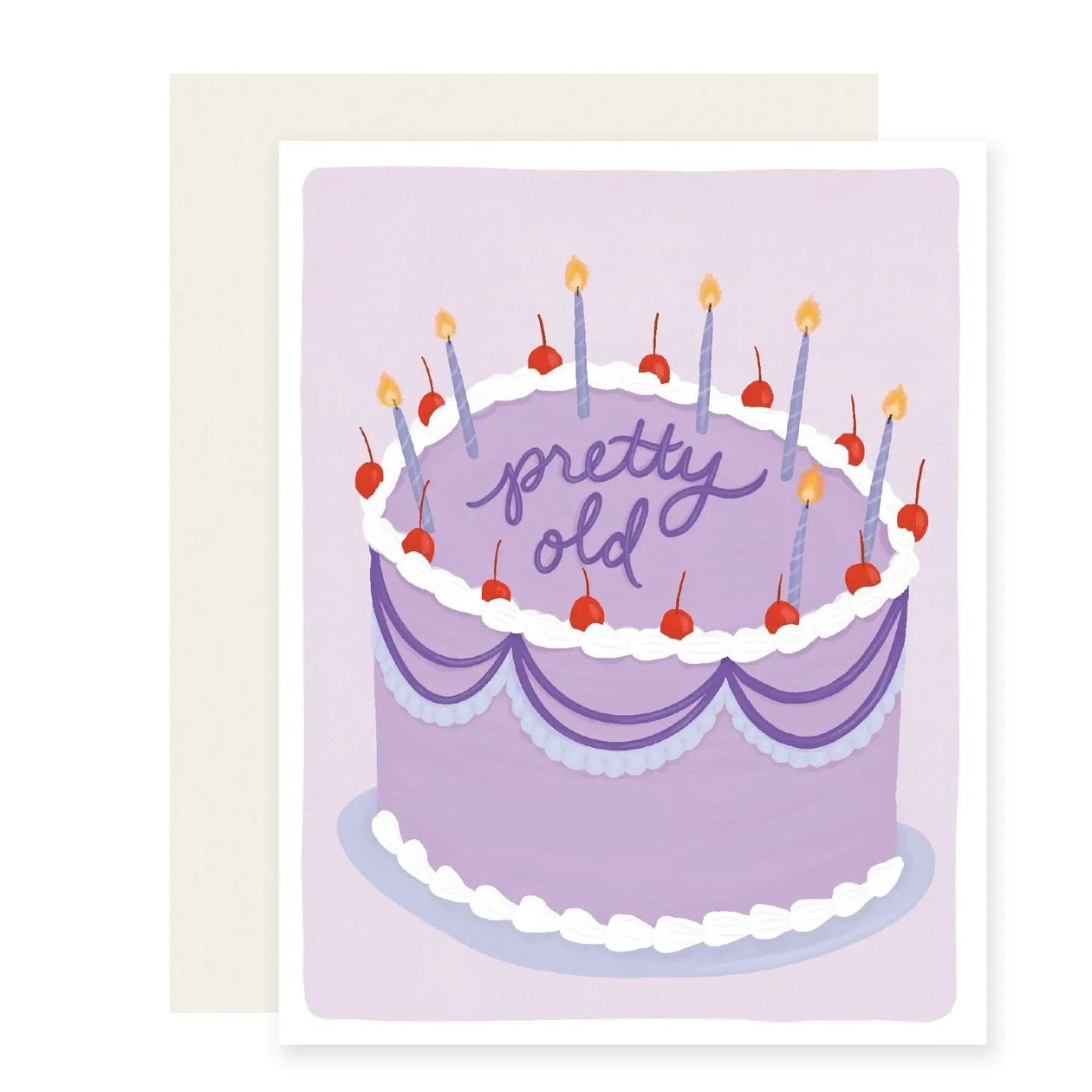 Rose & Lee Co Pretty Old Birthday Card Stationery