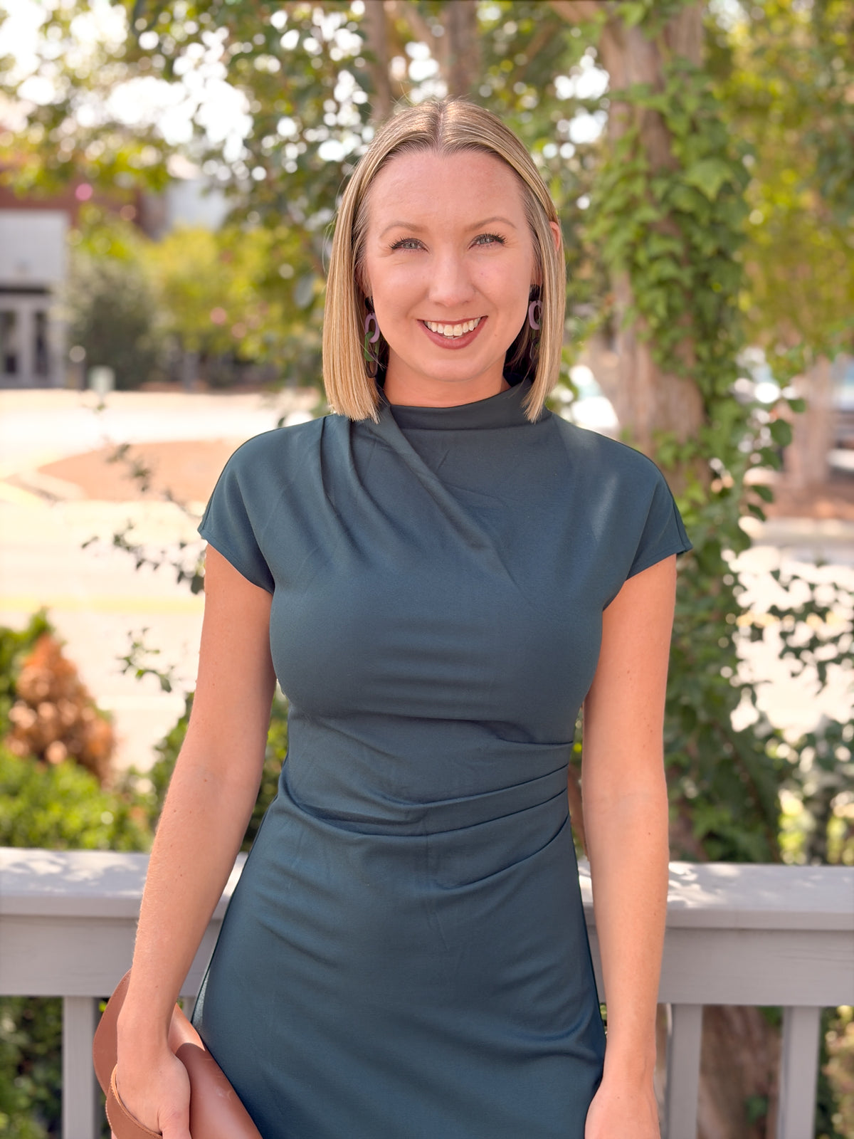 Rose & Lee Co Priscilla Dress, Dark Teal Event Dress