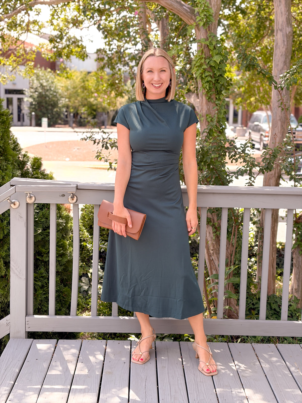 Rose & Lee Co Priscilla Dress, Dark Teal Event Dress