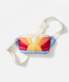 Sun Printed Puffer Fanny Pack