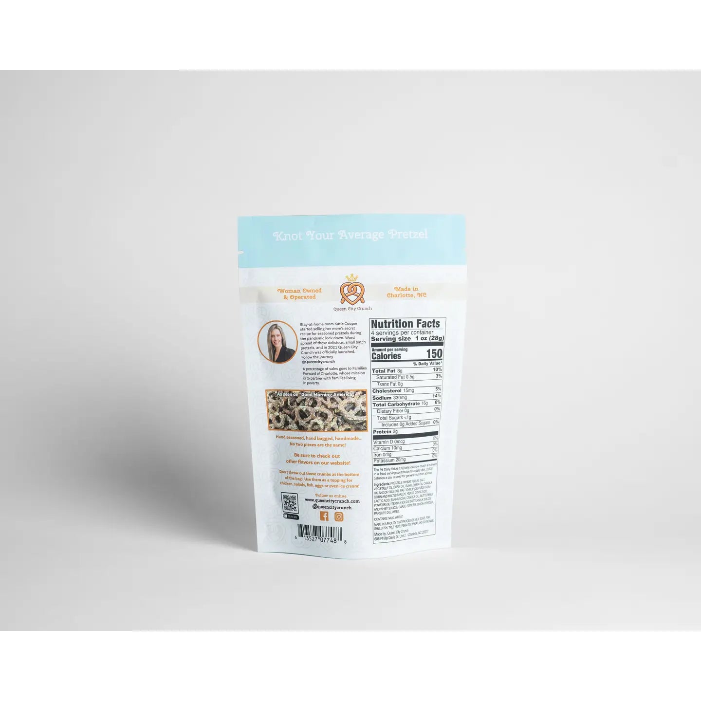 Rose & Lee Co Pretzel Snack Bag, Ranch Food & Drink