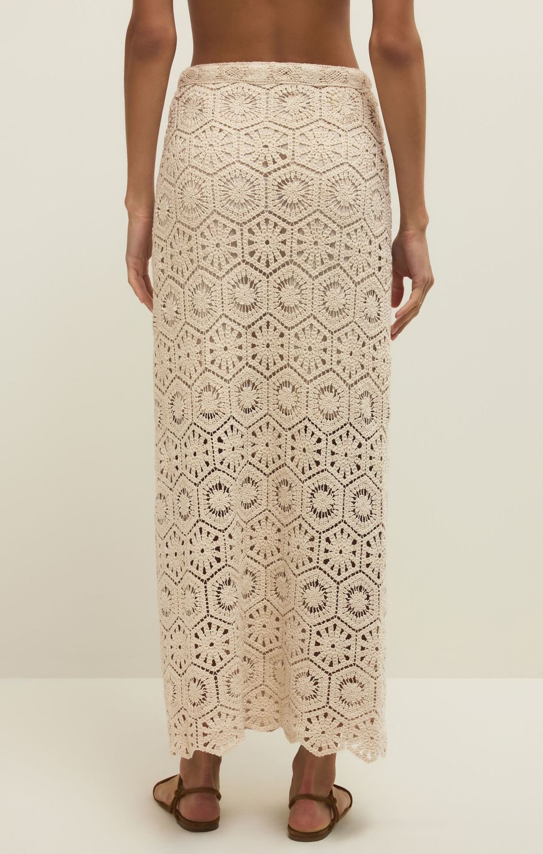 Rose & Lee Co Raquel Skirt, Natural by Z Supply Skirts