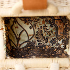 Rose & Lee Co Rattan Petite Handbag, Ivory Bags