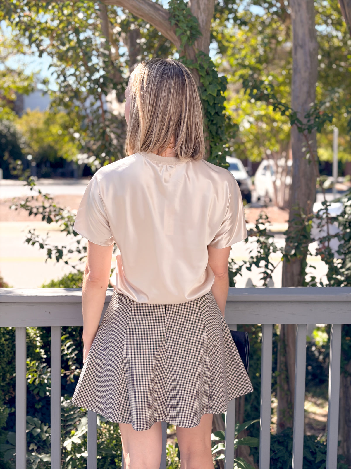 Rose & Lee Co Reagan Skirt, Brown Skirts