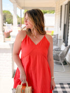 Rose & Lee Co Kaiya Dress, Red Event Dress