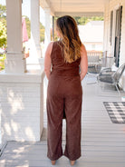 Rose & Lee Co Rene Jumpsuit, Oak Jumpsuit