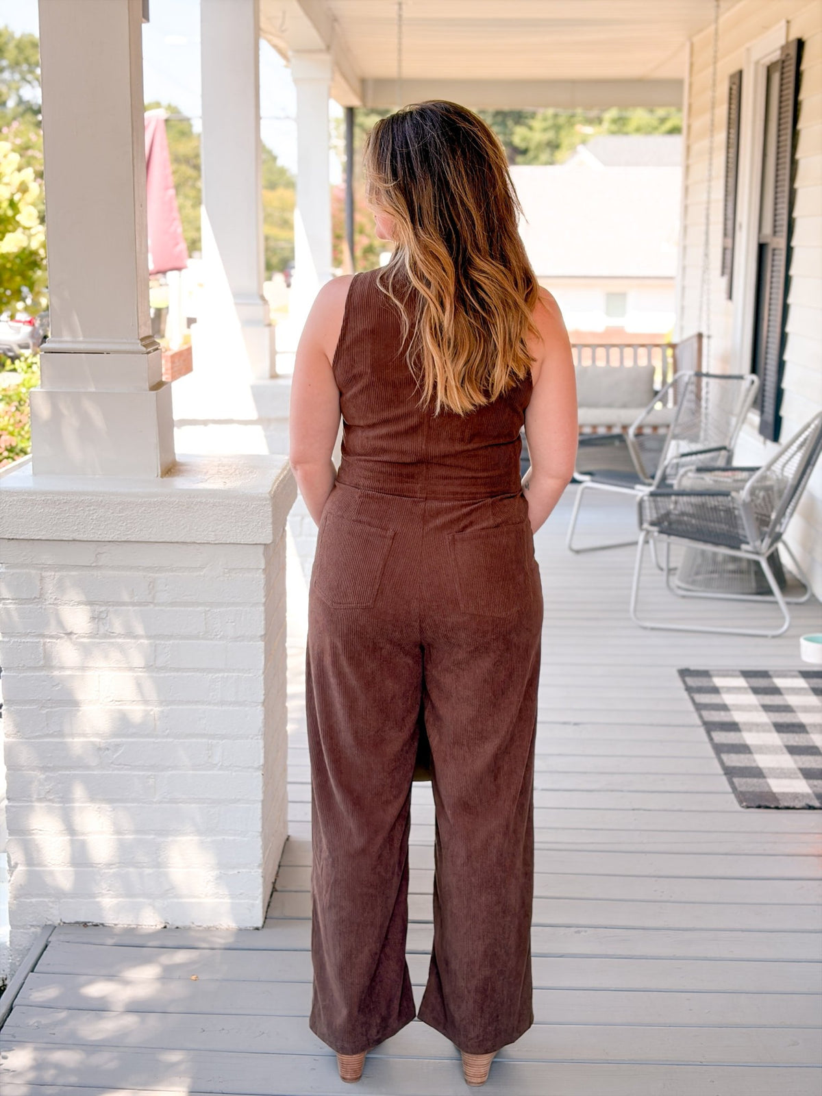 Rose & Lee Co Rene Jumpsuit, Oak Jumpsuit