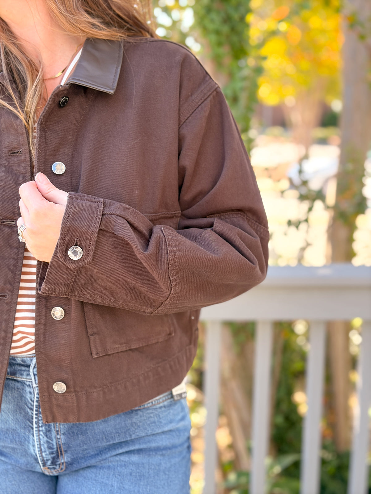 Rose & Lee Co Rey Chore Jacket, Umber by Z Supply Jackets