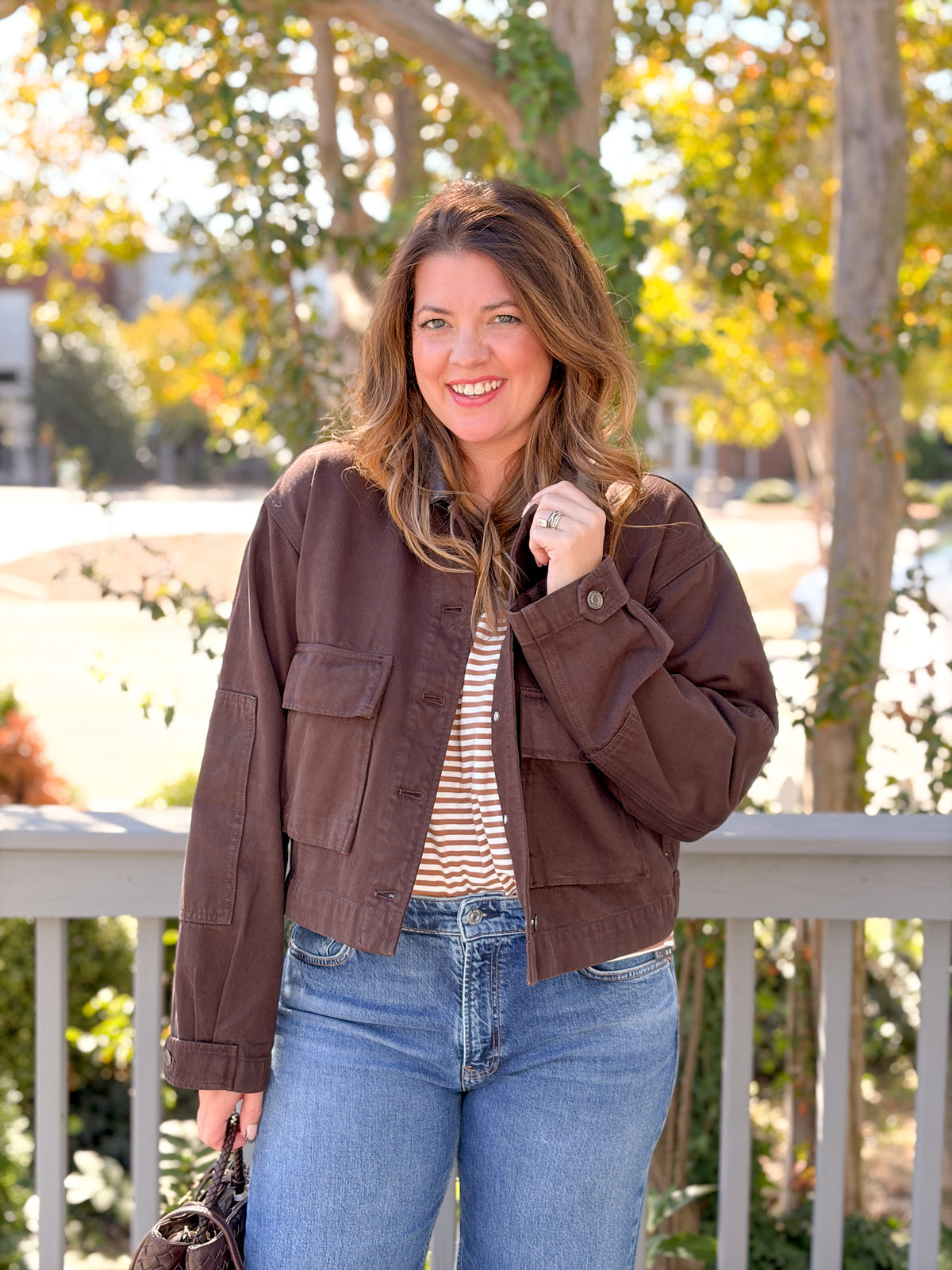 Rose & Lee Co Rey Chore Jacket, Umber by Z Supply Jackets