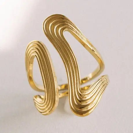 Gold Adjustable Ring