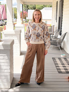 Rose & Lee Co Ronnie Sweater, Natural Sweaters