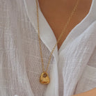 Rose & Lee Co Rosélia Charm Necklace, 18k Gold Necklaces