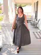 Rose & Lee Co Rue Dress, Black Casual Dresses
