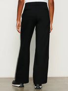 Black Wide Leg Track Pants