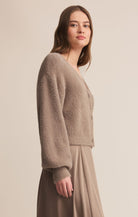 Lightweight & Fuzzy Neutral Cardigan