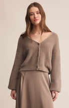 Lightweight & Fuzzy Neutral Cardigan