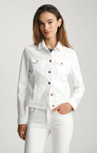 Bright White Denim Jacket