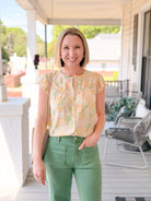 Rose & Lee Co Free Spirited Top, Gentle Lily by Sanctuary Work Tops