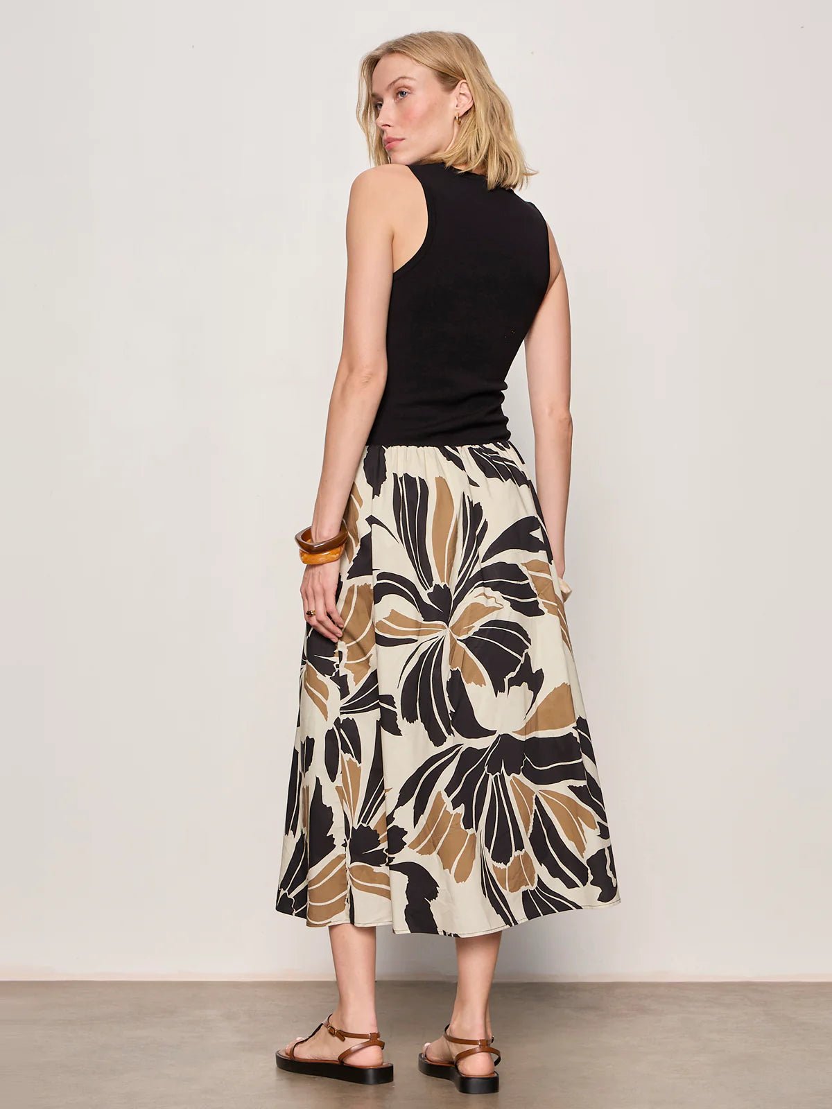 Rose & Lee Co Sandbar Dress, Lotus/Black by Sanctuary Work Dress