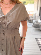 Rose & Lee Co Sanna Dress, Dark Chocolate by Z Supply Casual Dresses