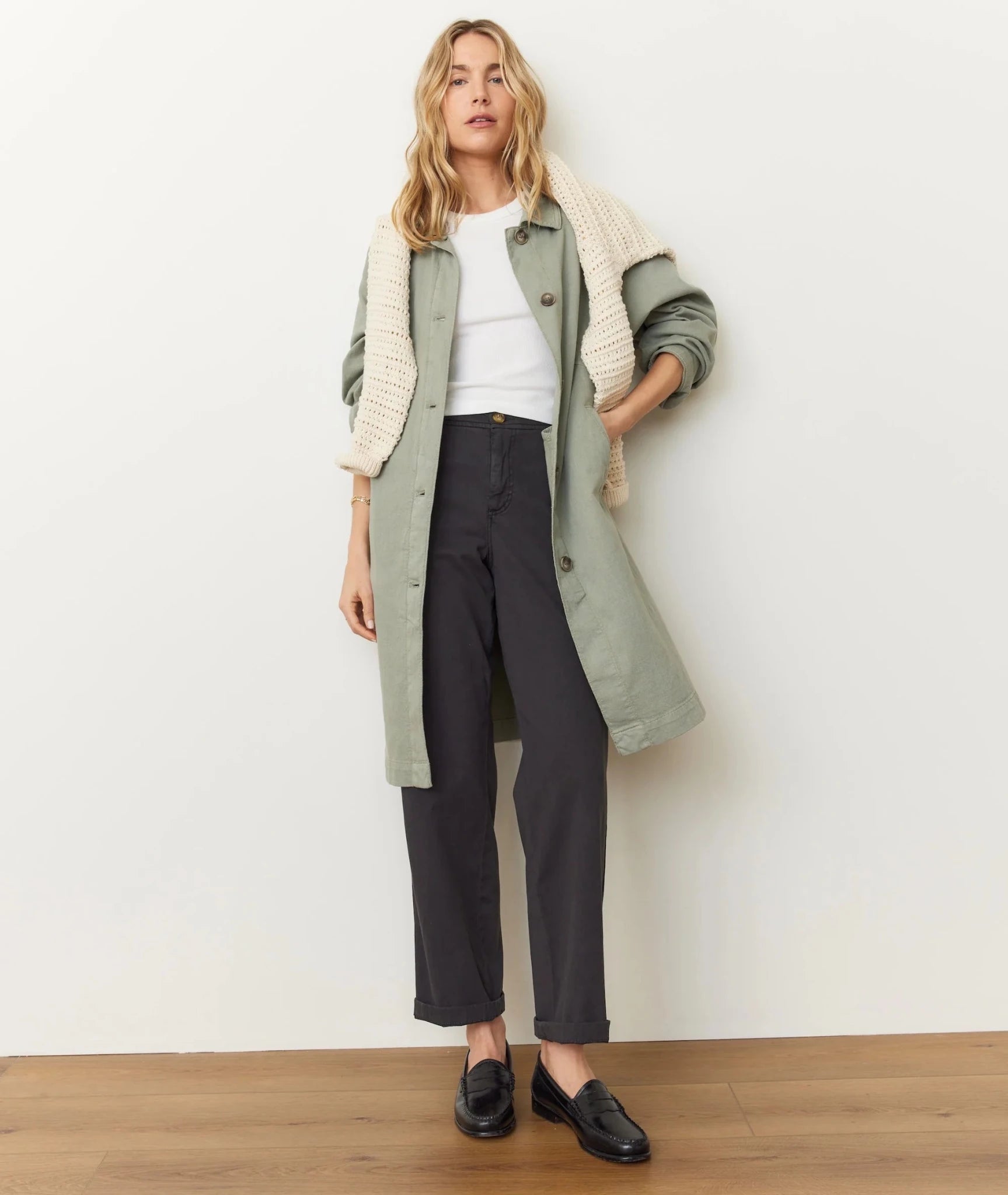 Rose & Lee Co Saturday Pants, Phantom by Marine Layer Pants