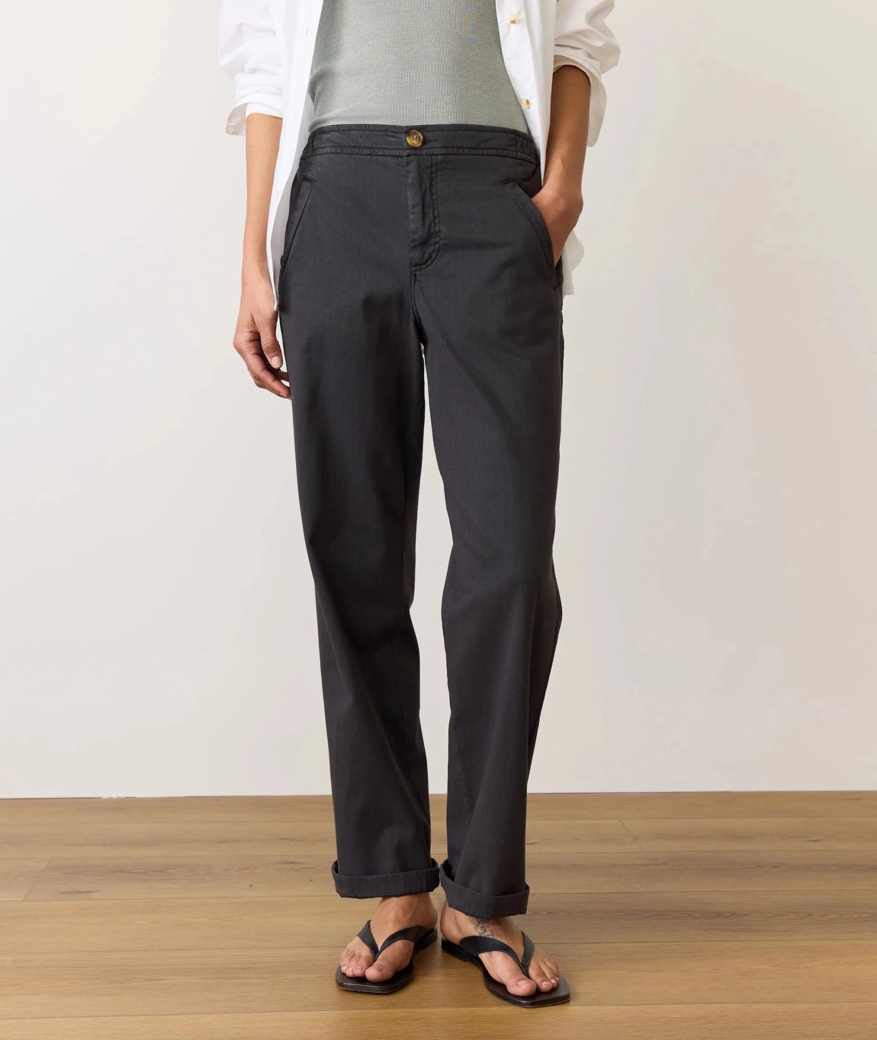 Rose & Lee Co Saturday Pants, Phantom by Marine Layer Pants