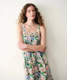 Rose & Lee Co Selene Dress, Watercolor Palm by Marine Layer Casual Dresses