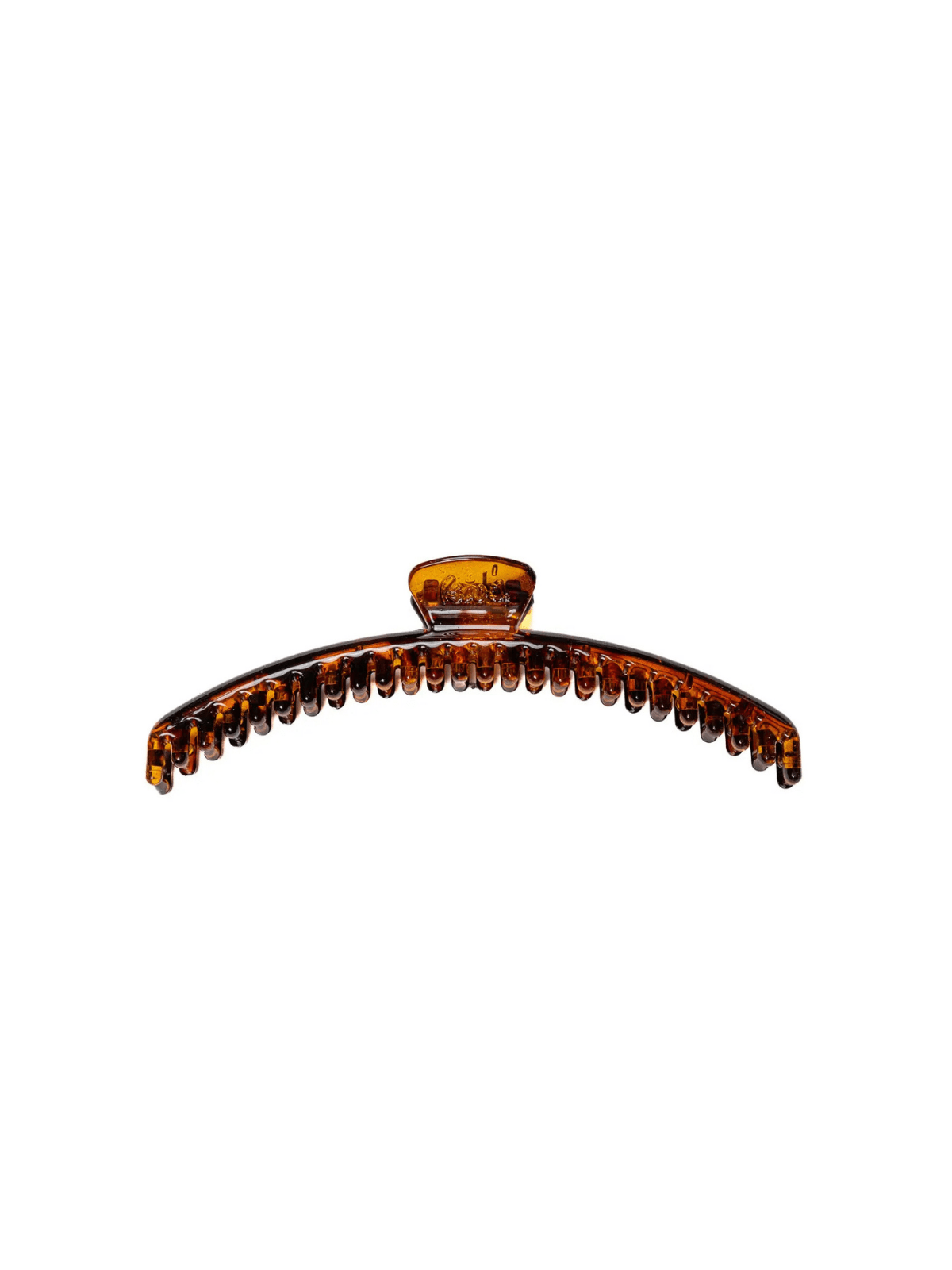 Rose & Lee Co Shiny Hold Everything Claw Clip, Dark Tortoise Hair