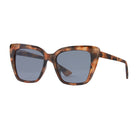 Milky Brown Tortoise + Smoke Polarized Lens Cat Eye Sunglasses