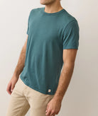 Mens Green Short Sleeve Tee 