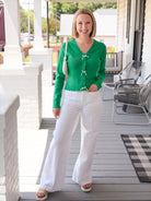 Rose & Lee Co Adler Cardigan, Green Cardigan