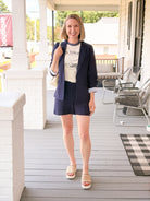 Rose & Lee Co Maya Jacket, Navy Jackets