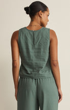 Rose & Lee Co Sloane Linen Tank, Everglade by Z Supply Tanks