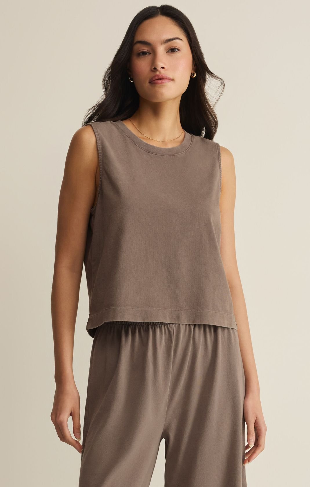 Rose & Lee Co Sloane Tank, Perfectly Taupe by Z Supply Tanks