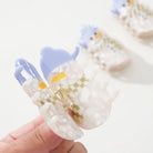 Snowman Hair Claw Clip