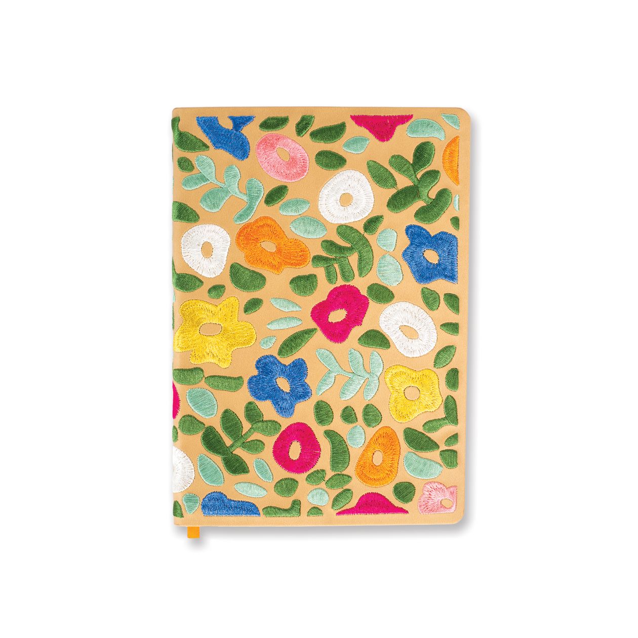 Floral Embroidered Journal