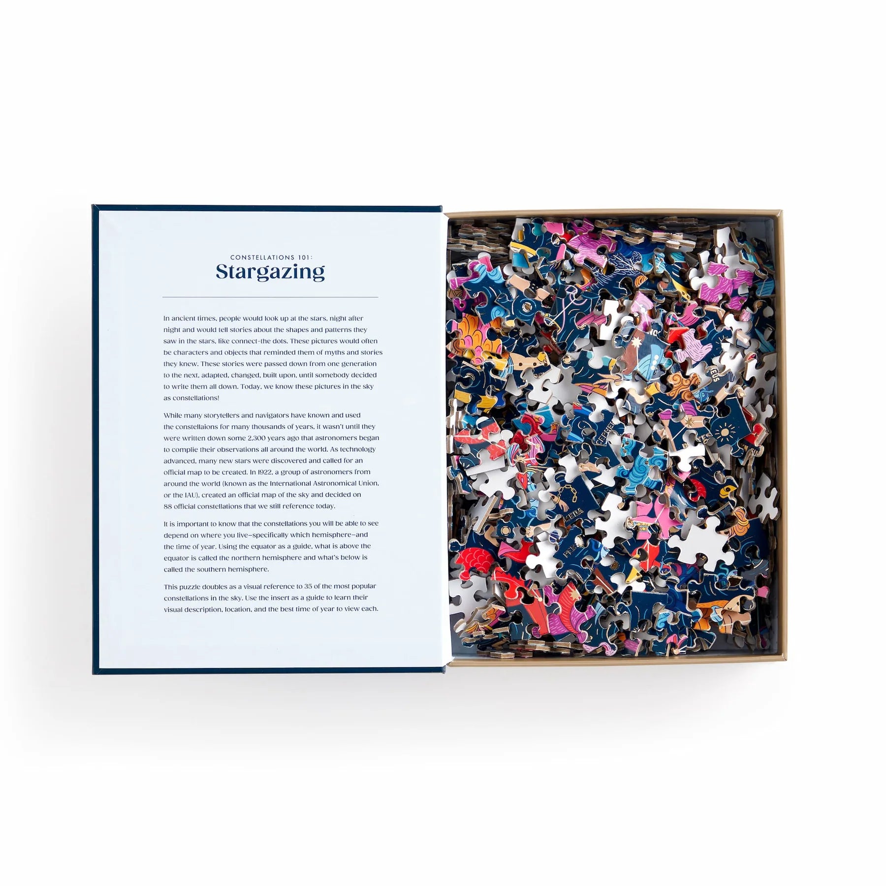 500 Piece Constellation Stargazing Puzzle