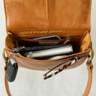 Rose & Lee Co Stella Saddle Bag, Camel Bags