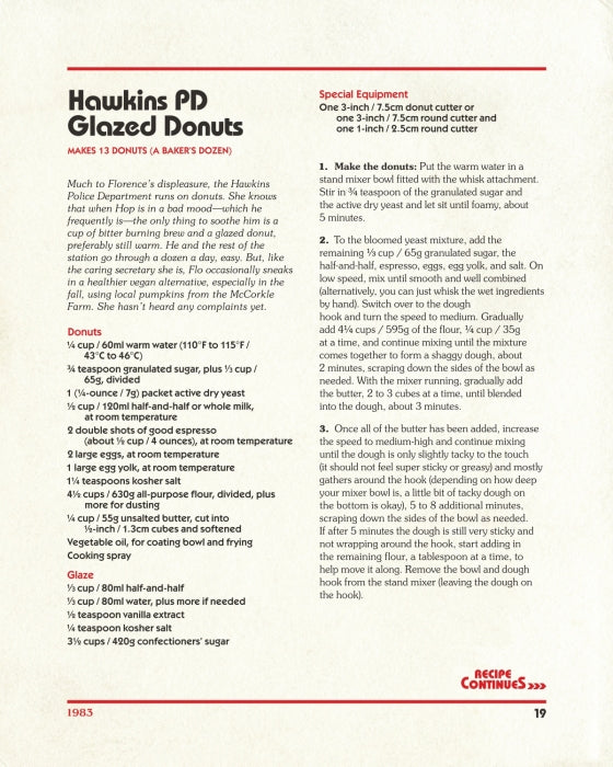 Stranger Things Cookbook