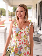 Rose & Lee Co Esther Dress, Cream/Multi Event Dress