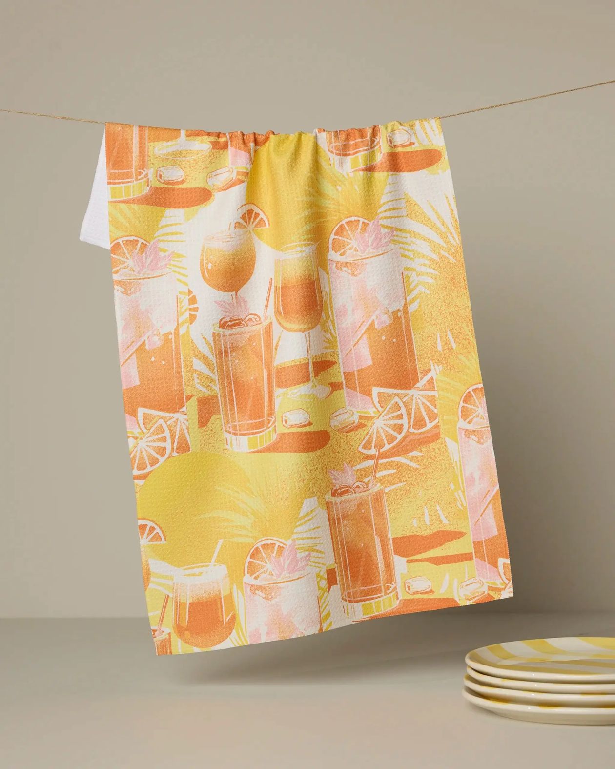 Rose & Lee Co Sunset Happy Hour Tea Towel Home & Gifts