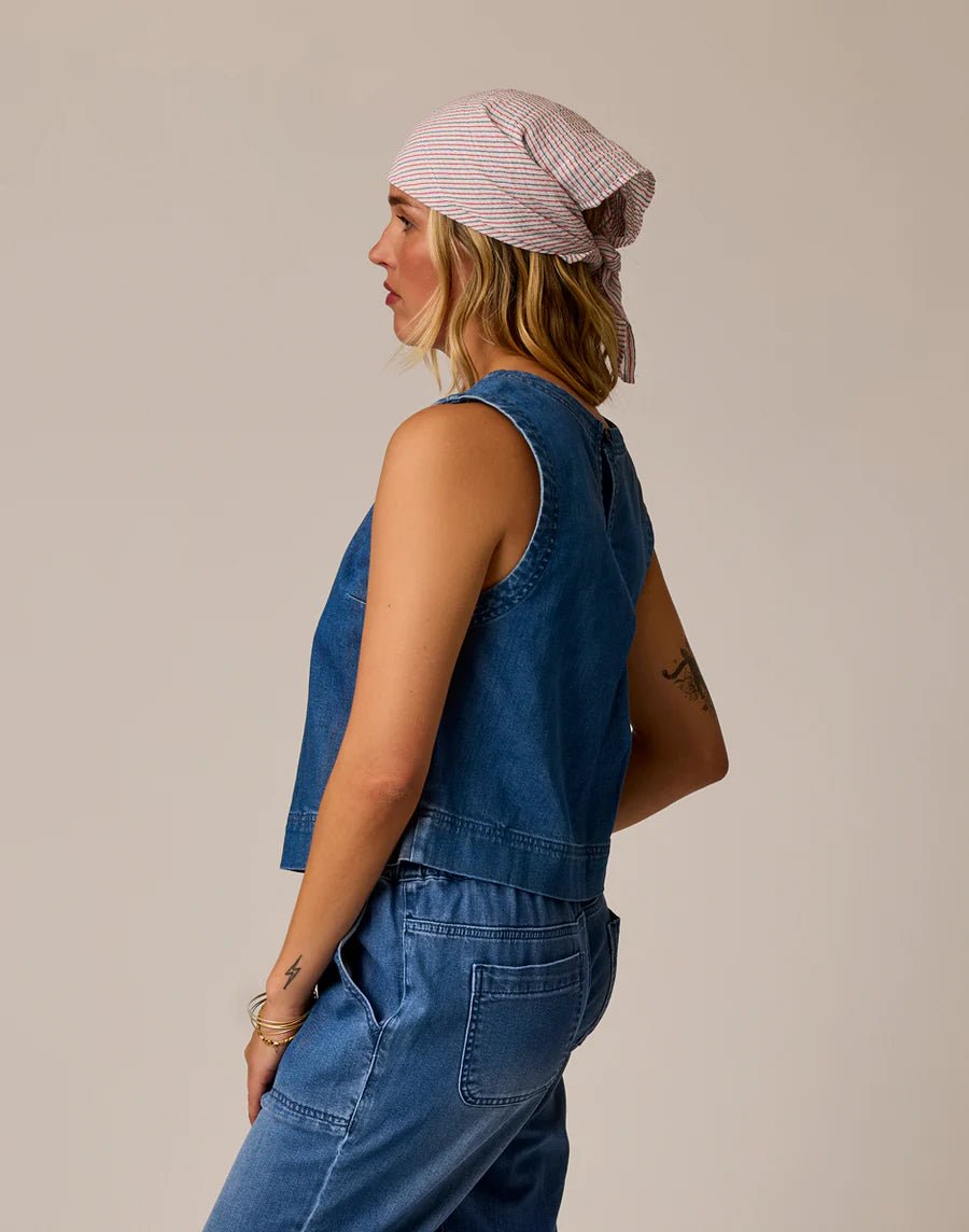 Rose & Lee Co Susie Denim Tank, Magnolia Tanks